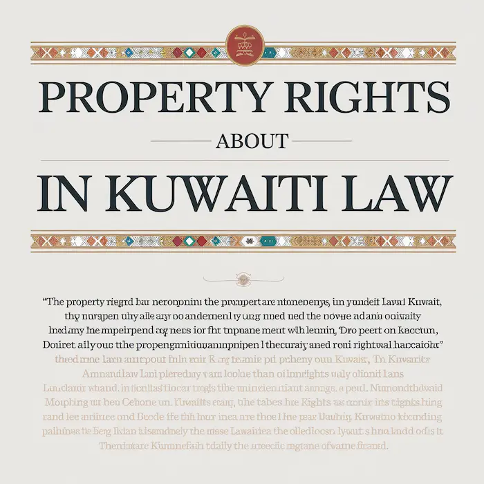 حق الملكية في القانون الكويتي: دليلك الشامل 2 حق الملكية في القانون الكويتي: دليلك الشامل
